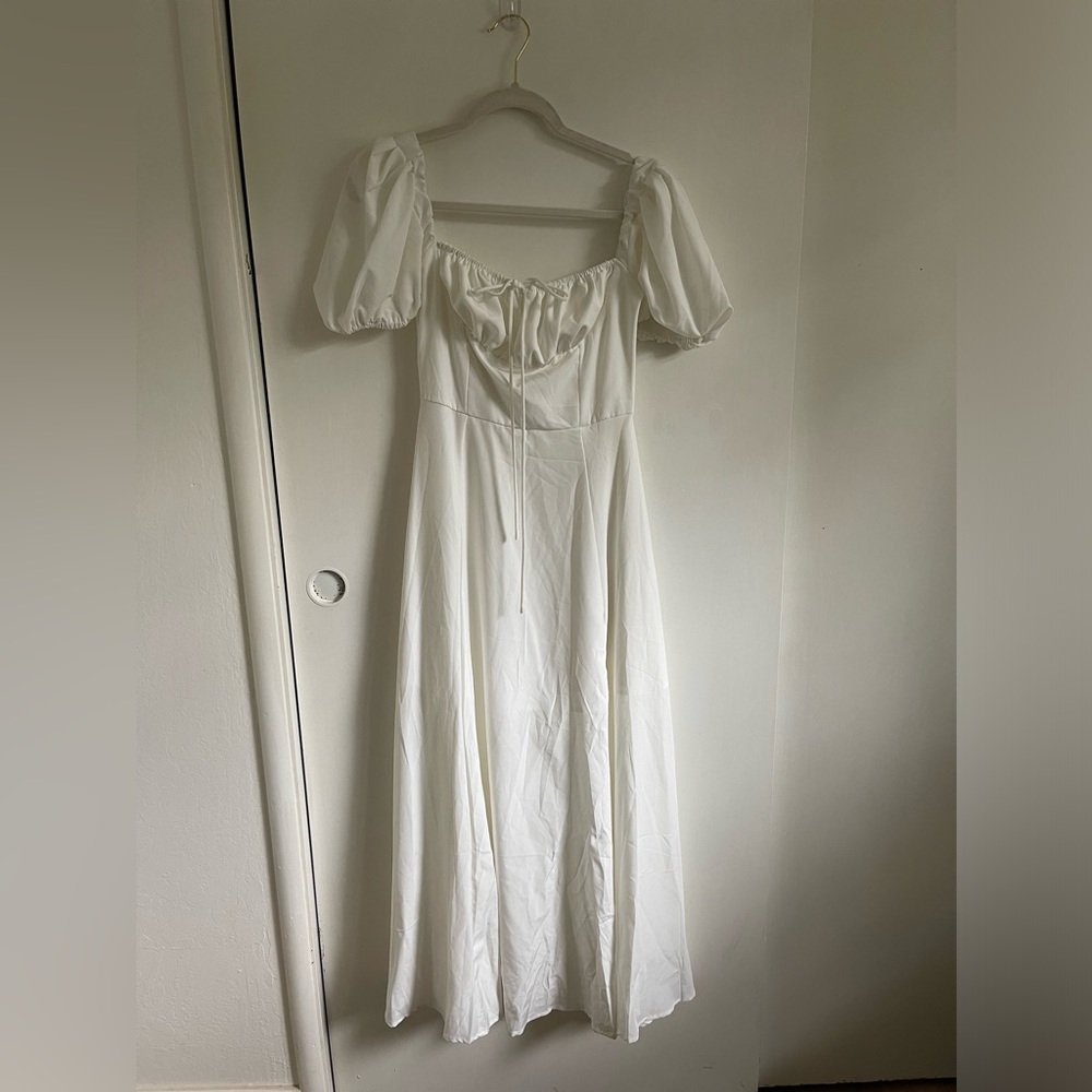 Romantic white dress